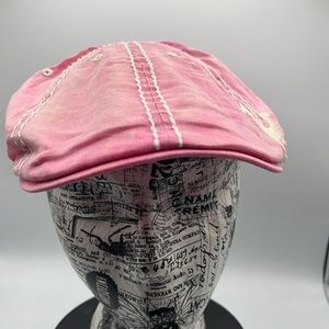 True Religion Driving Cap w/ Leather Adjustable Strap Embroidered Horseshoe M/W